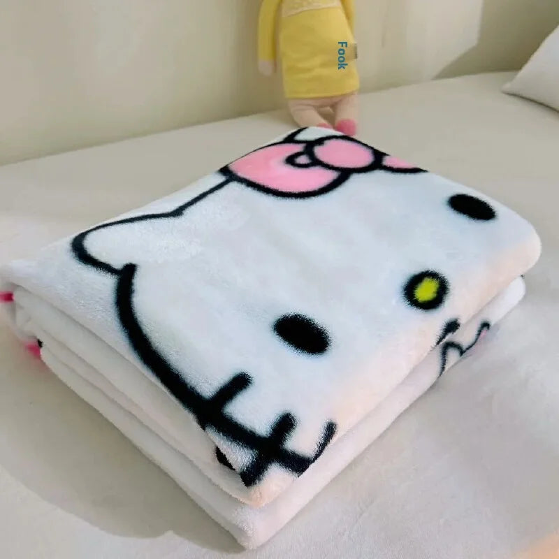 Hello Kitty Blanket Bed