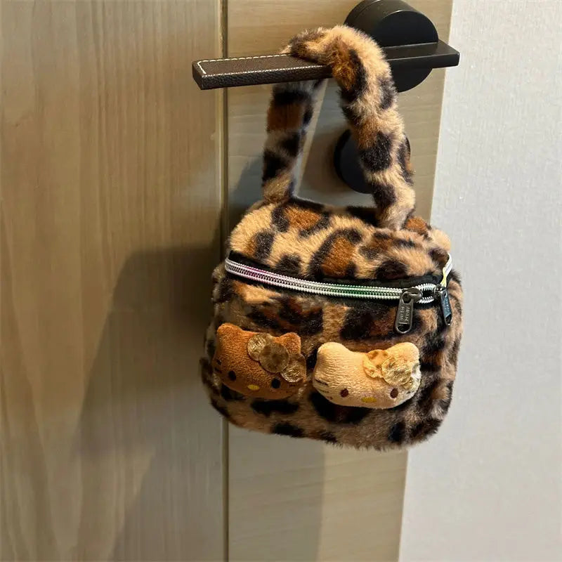 Hello Kitty Leopard Cosmetic Bag