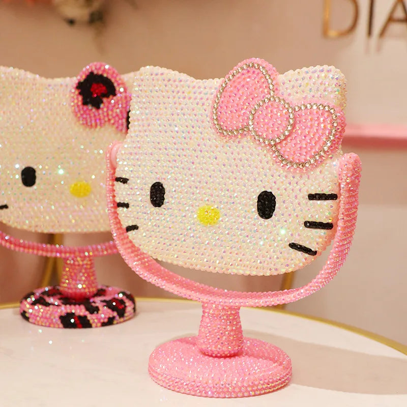 Hello Kitty Vanity Mirror Diamonds