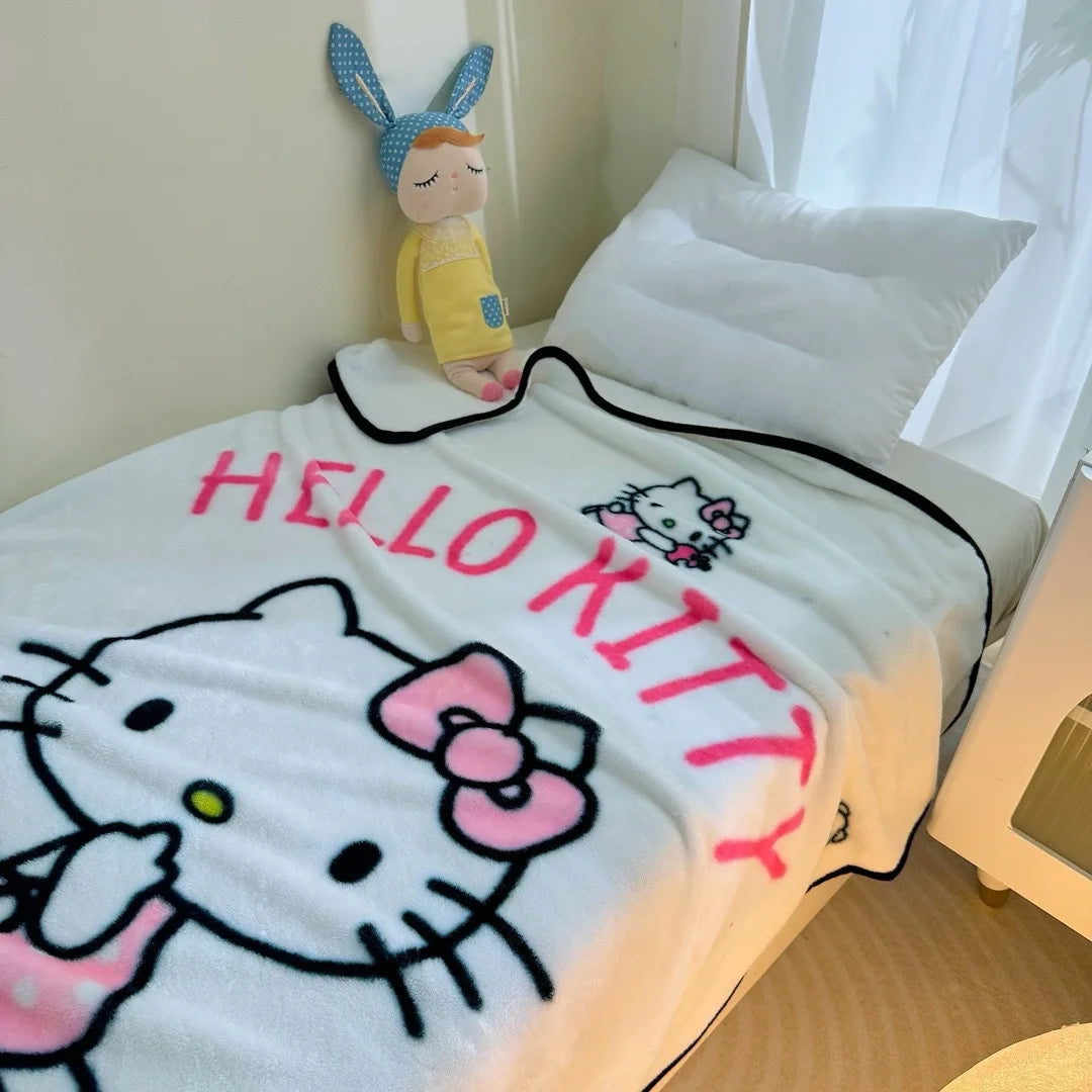 Hello Kitty Blanket Bed