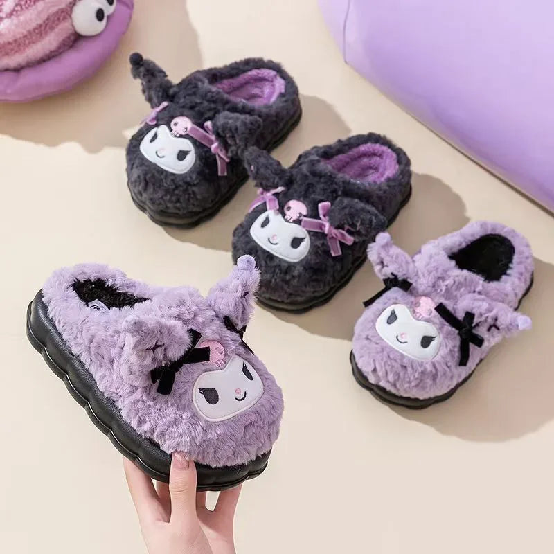 Kuromi Cotton Slippers