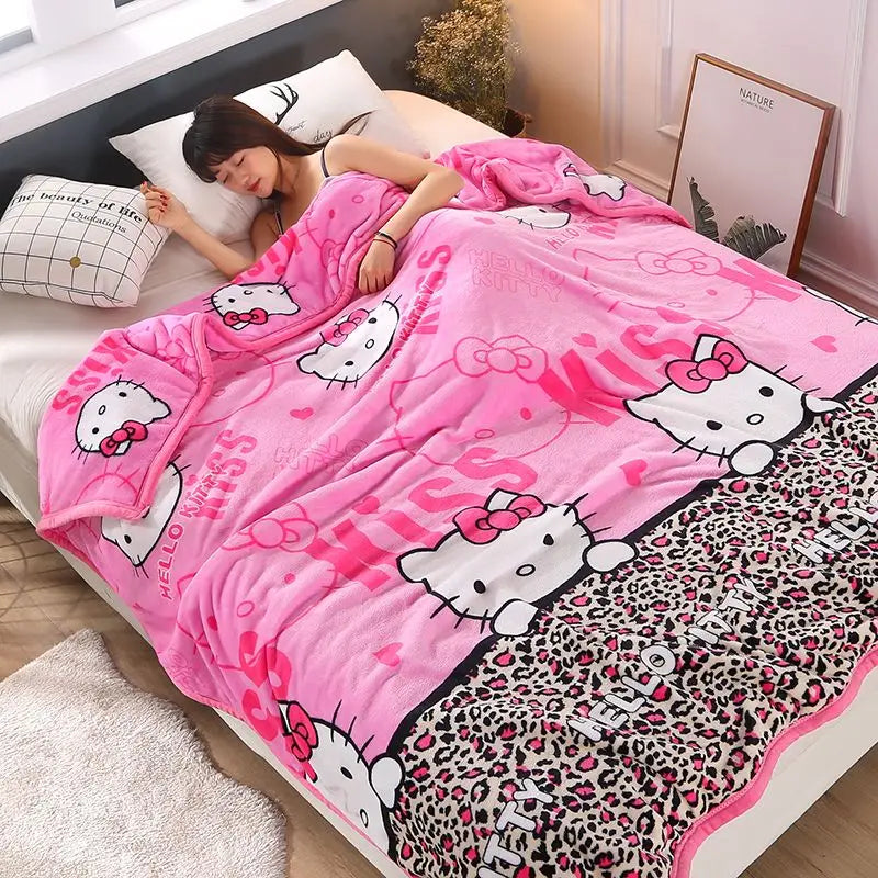 Hello Kitty Blanket Bedding Cover