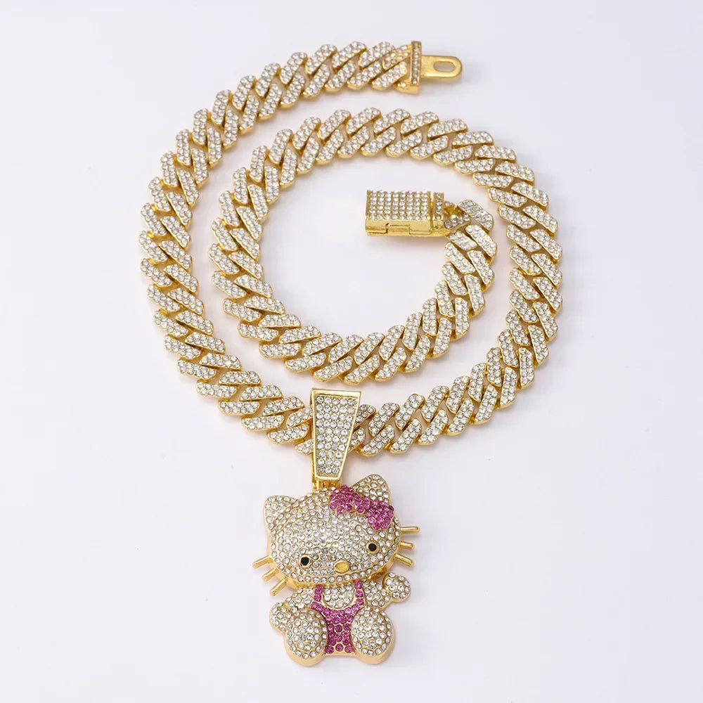 Hello Kitty Necklace Diamonds