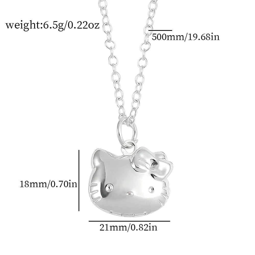 Hello Kitty Necklace With Chain