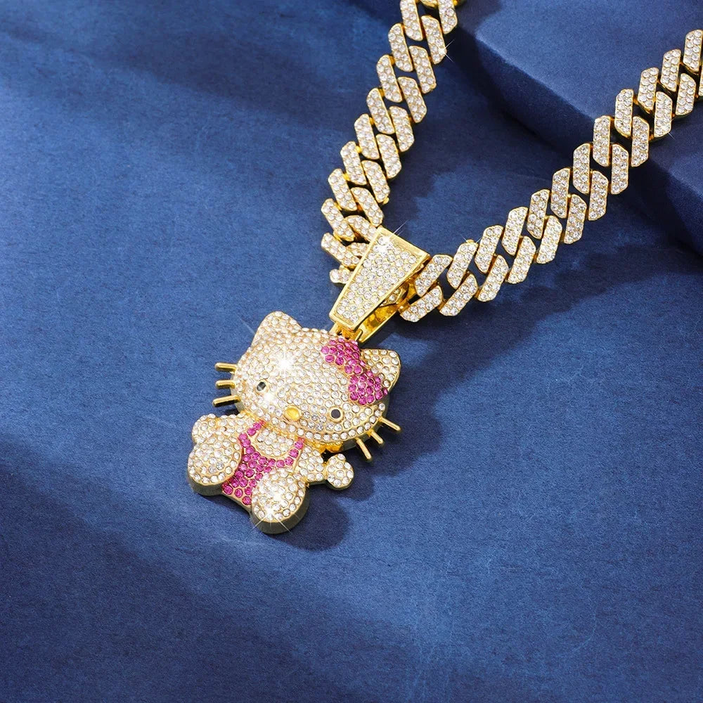 Hello Kitty Necklace Diamonds