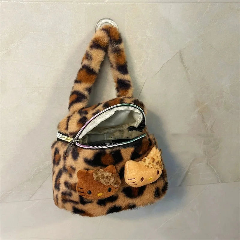 Hello Kitty Leopard Cosmetic Bag