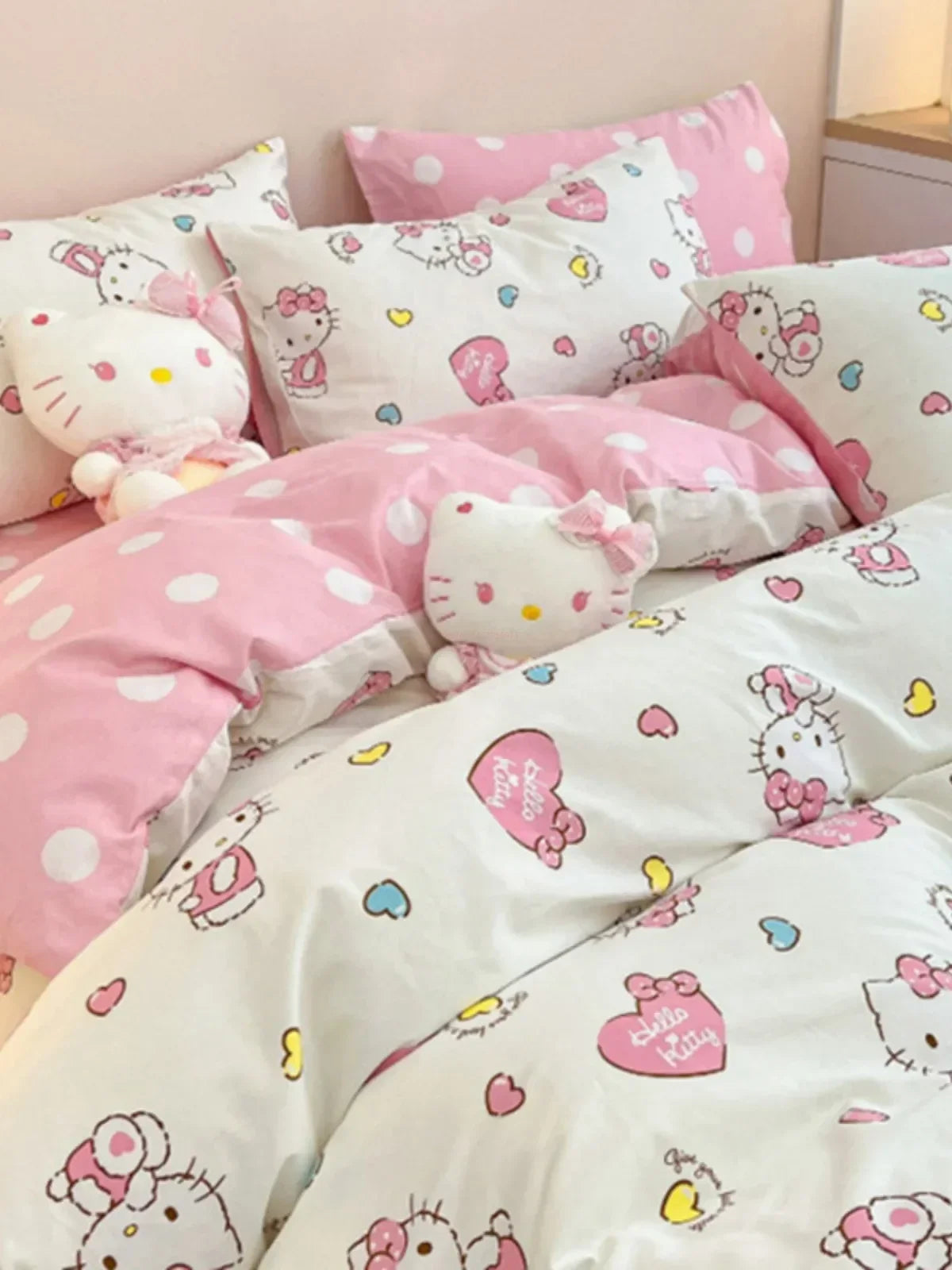 Hello Kitty 4Pcs Bedding Quilt Cover