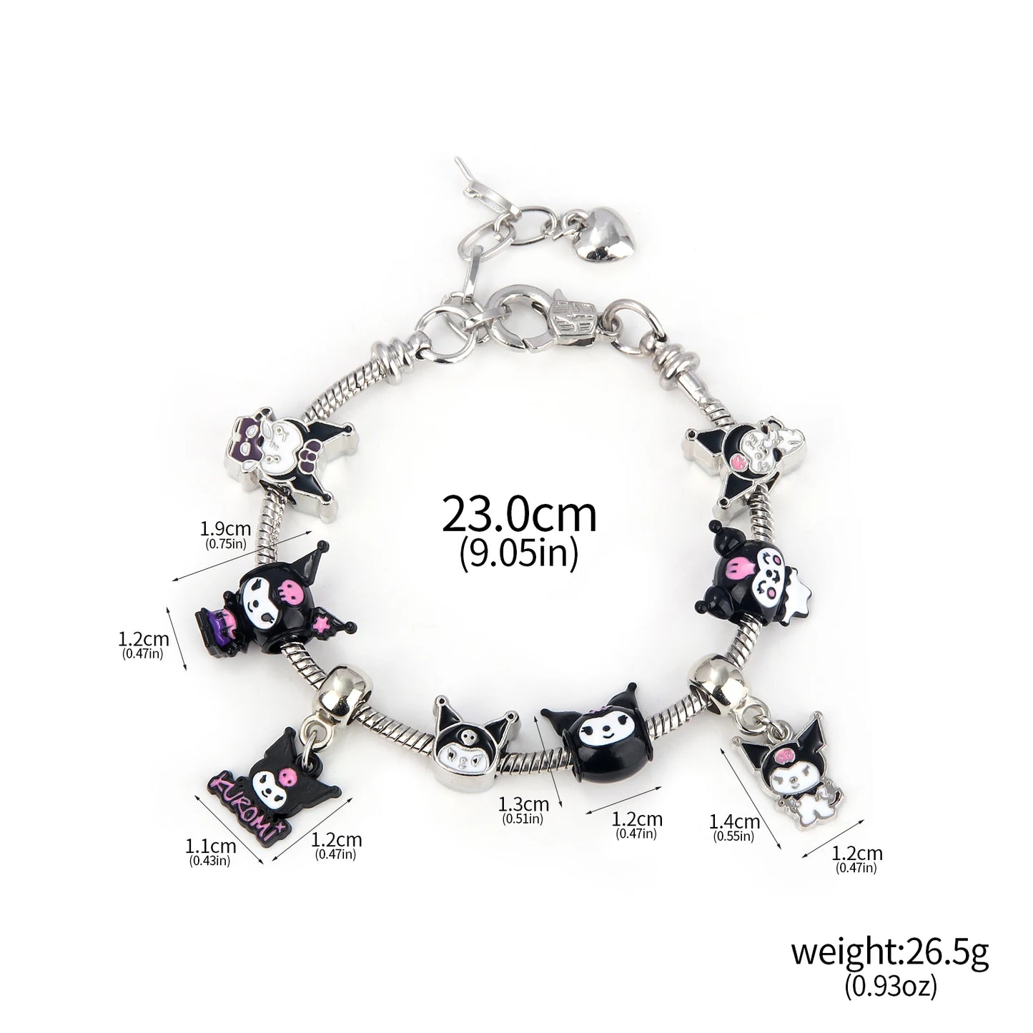 Kuromi Bracelet Pendant