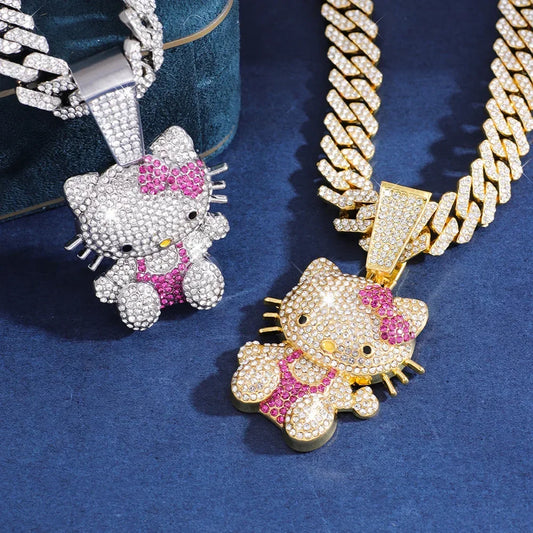 Hello Kitty Necklace Diamonds