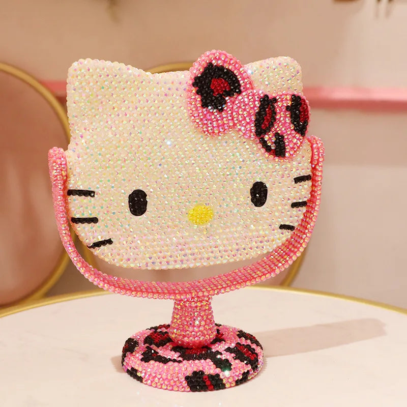 Hello Kitty Vanity Mirror Diamonds