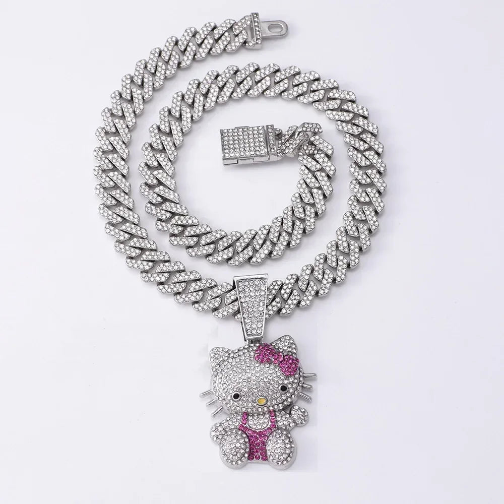 Hello Kitty Necklace Diamonds