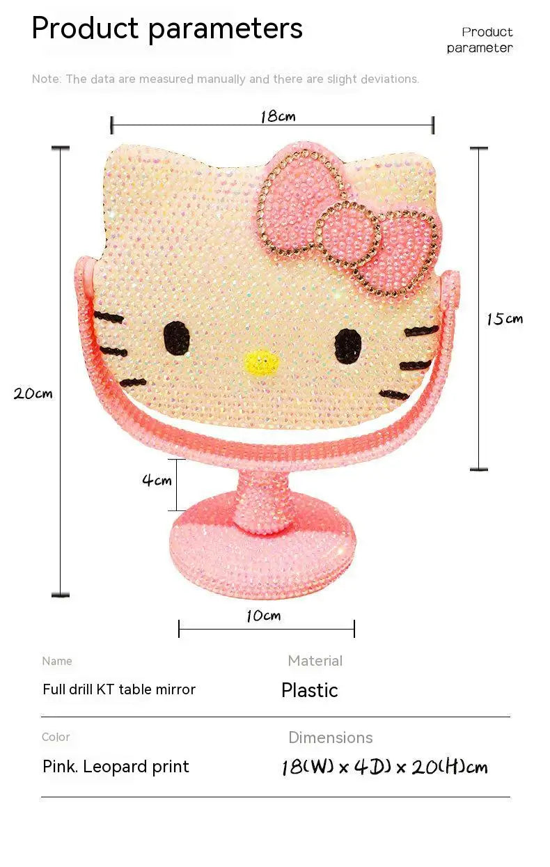 Hello Kitty Vanity Mirror Diamonds